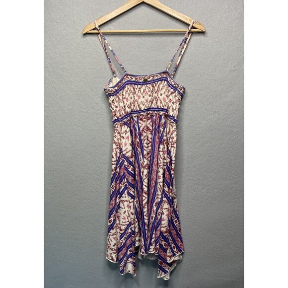 Billabong S/P Strappy Sundress Tribal Print Adjustable Straps Multicolor - Picture 5 of 9